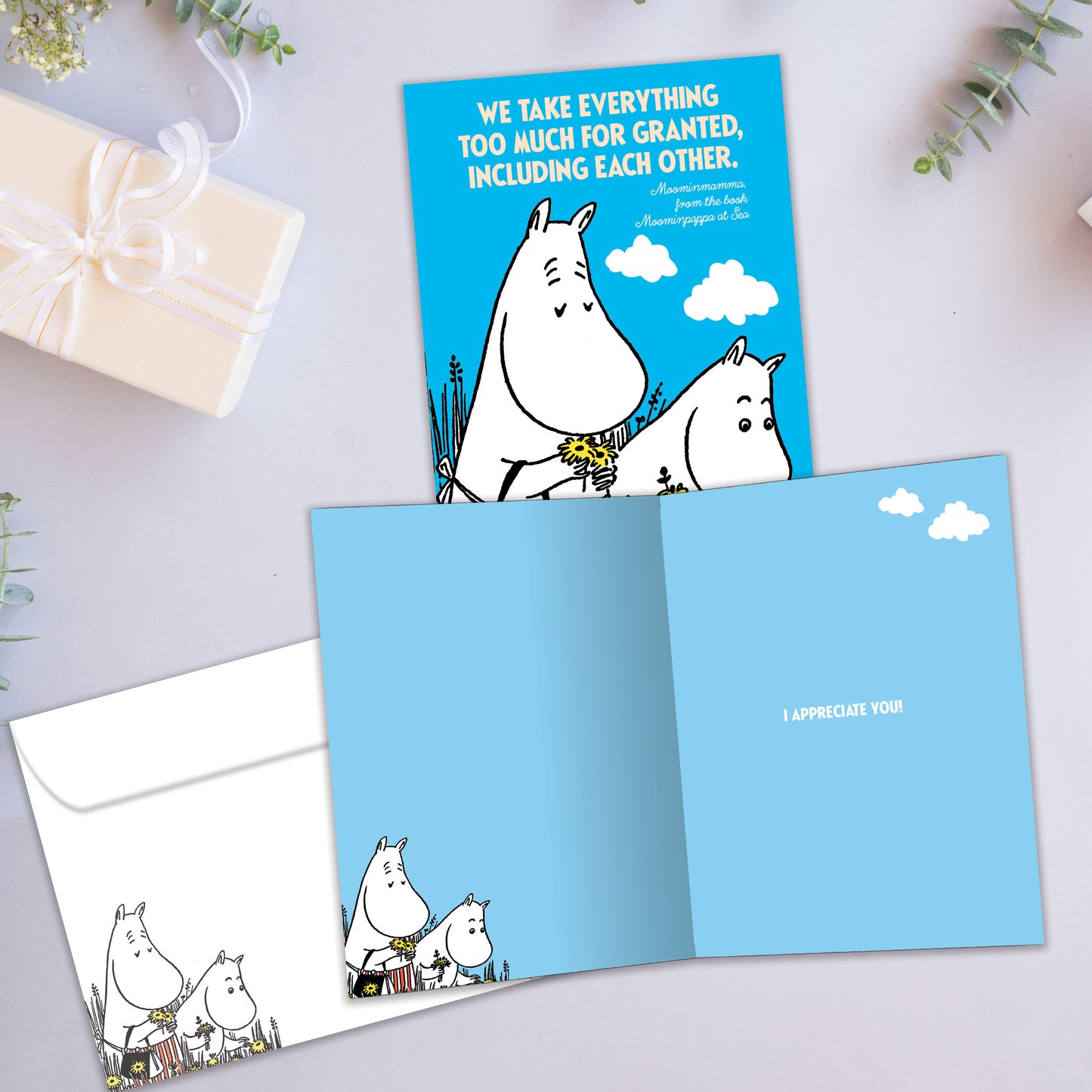 Moominmamma Thankful Just Because Card
