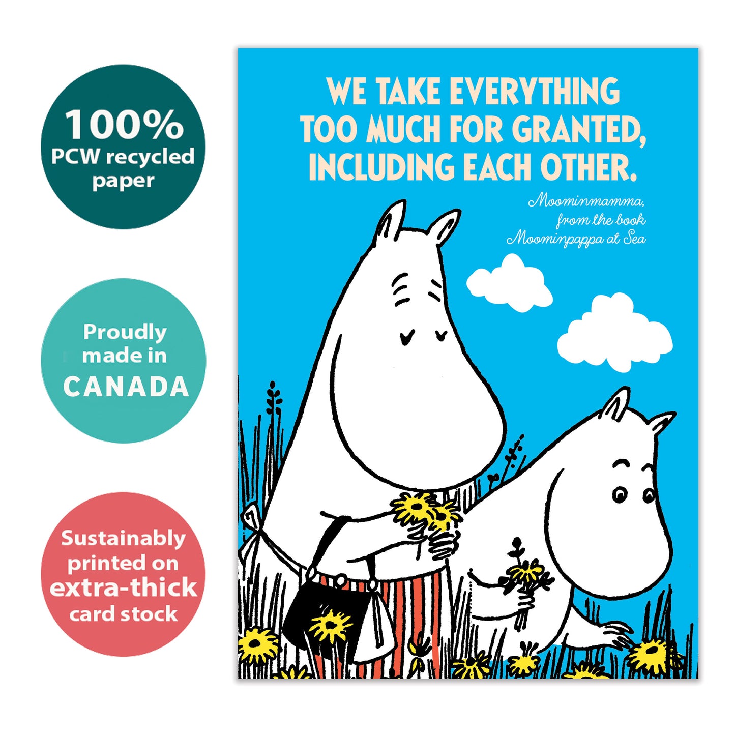Moominmamma Thankful Just Because Card