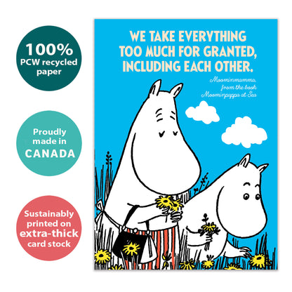 Moominmamma Thankful Just Because Card