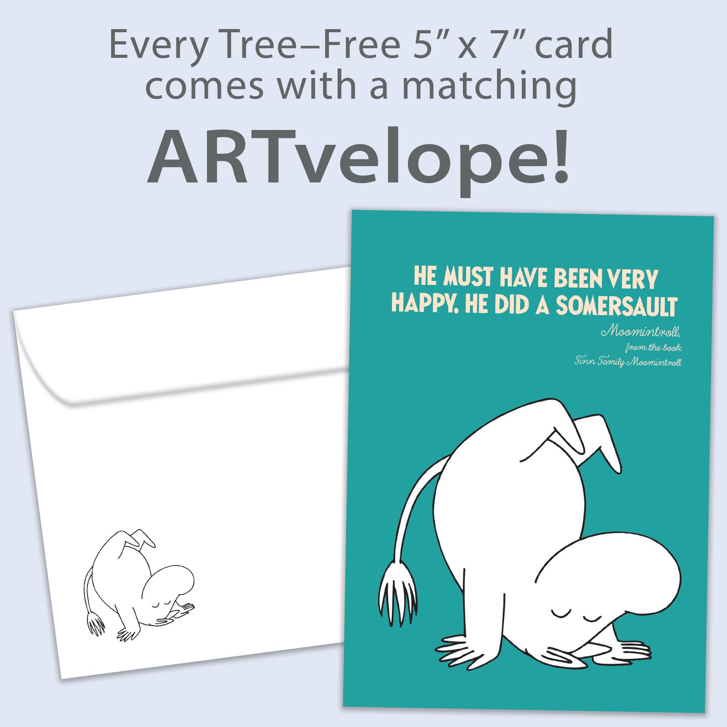 Somersault Moomin Birthday Card