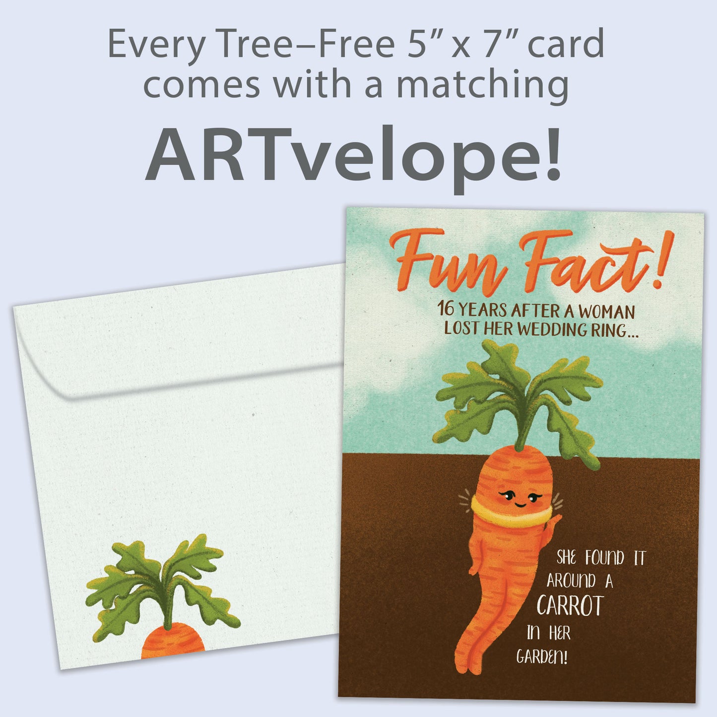 Lost And Found Fun Fact Anniversary Card