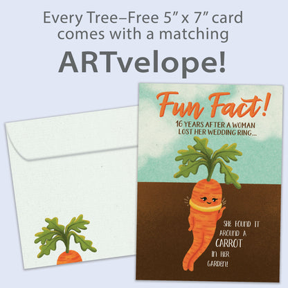 Lost And Found Fun Fact Anniversary Card