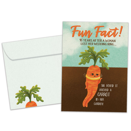 Lost And Found Fun Fact Anniversary Card