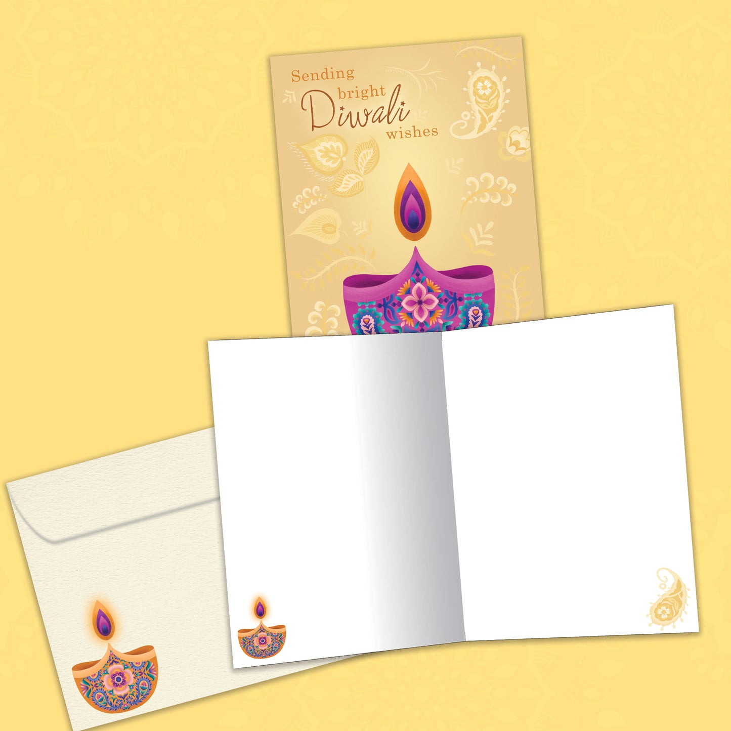 Sending Bright Wishes Diwali Card