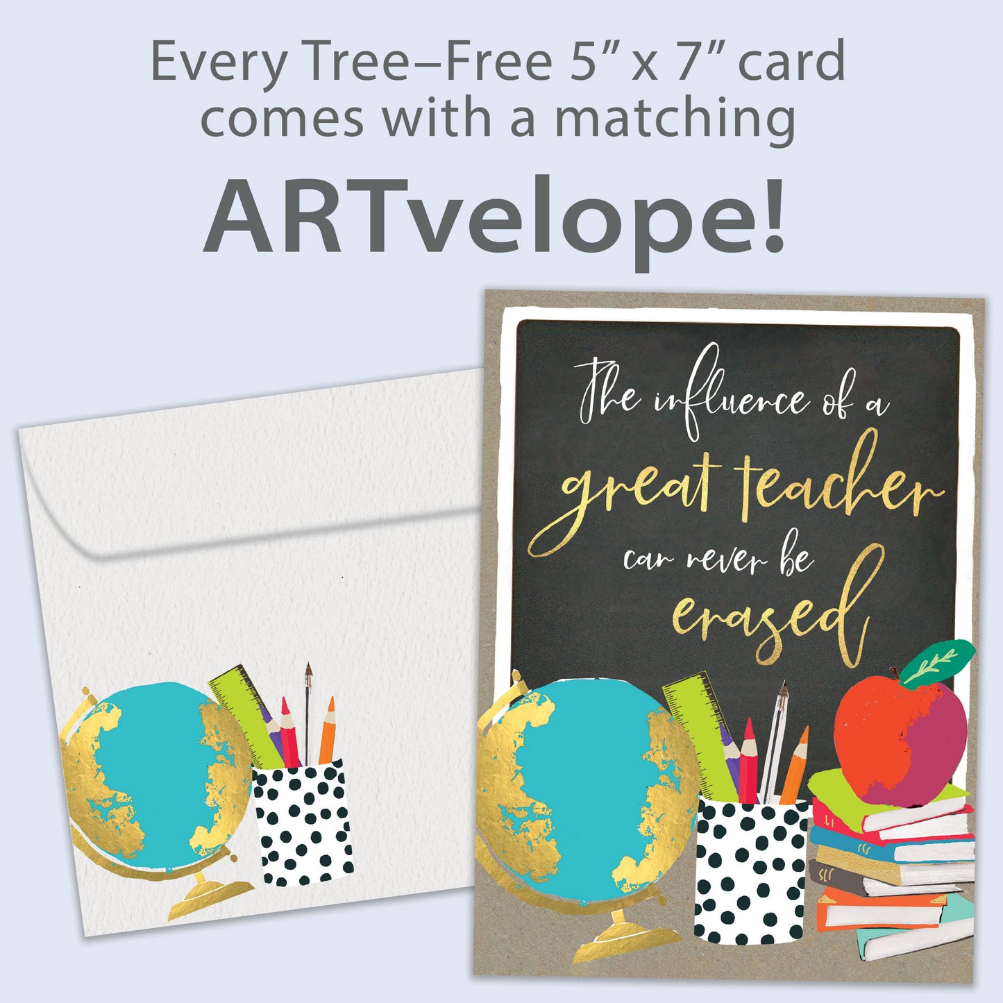 Never Be Erased Teacher Appreciation Card