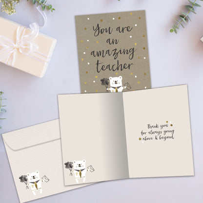An Amazing Teacher Teacher Appreciation Card