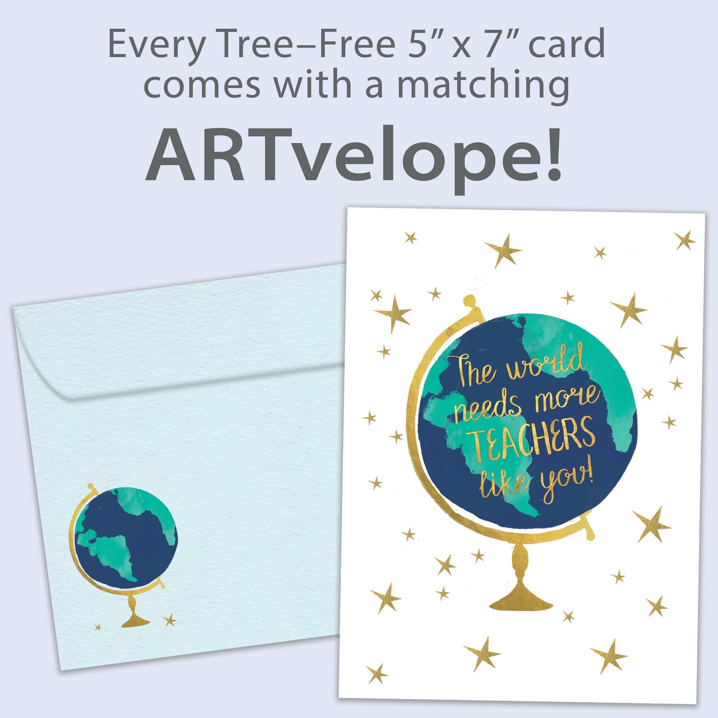 The World Needs Teacher Appreciation Card