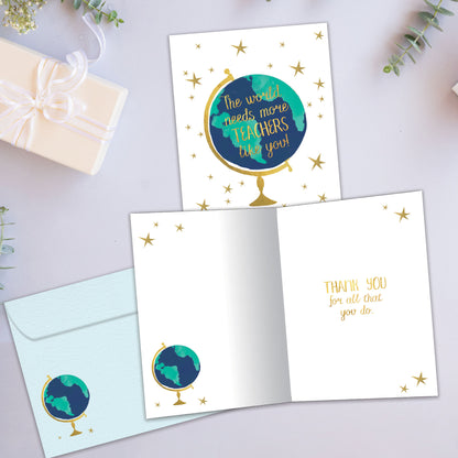The World Needs Teacher Appreciation Card