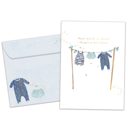 New Baby Boy New Baby Card