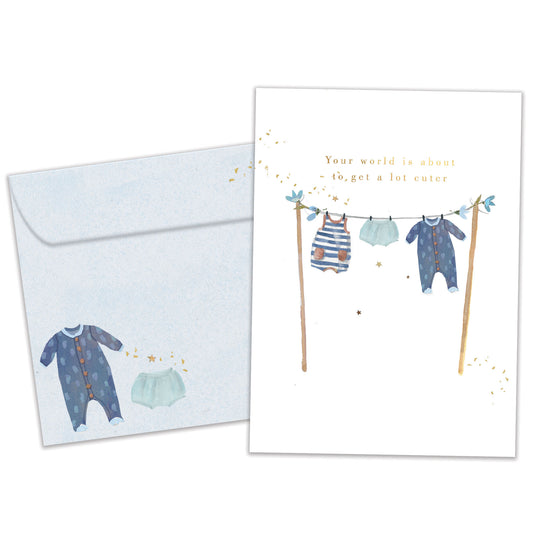 New Baby Boy New Baby Card
