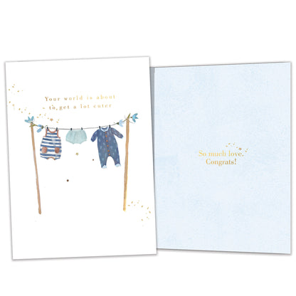 New Baby Boy New Baby Card