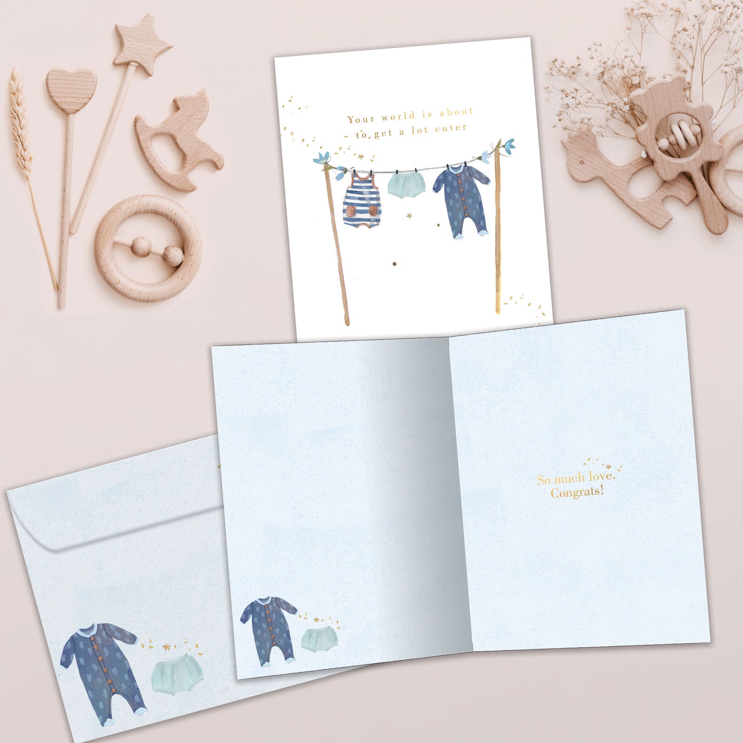New Baby Boy New Baby Card
