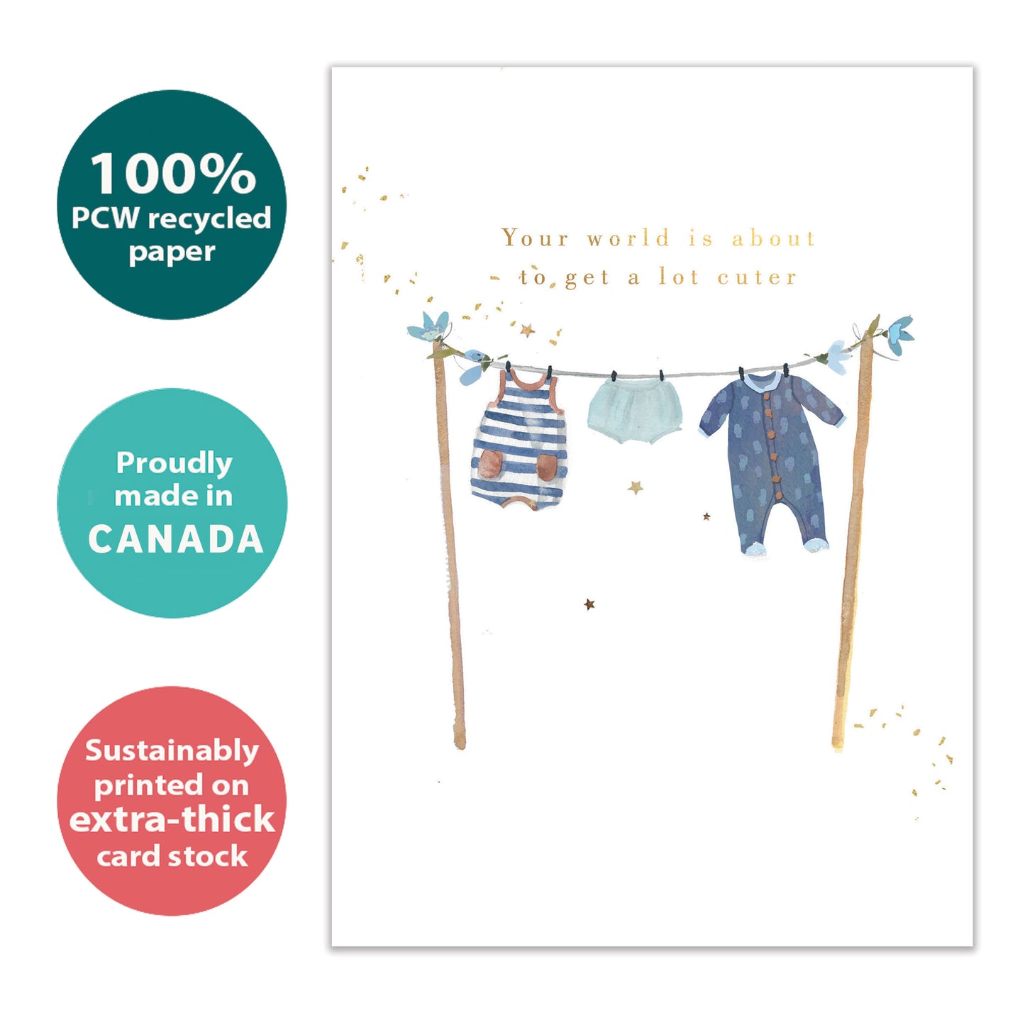 New Baby Boy New Baby Card