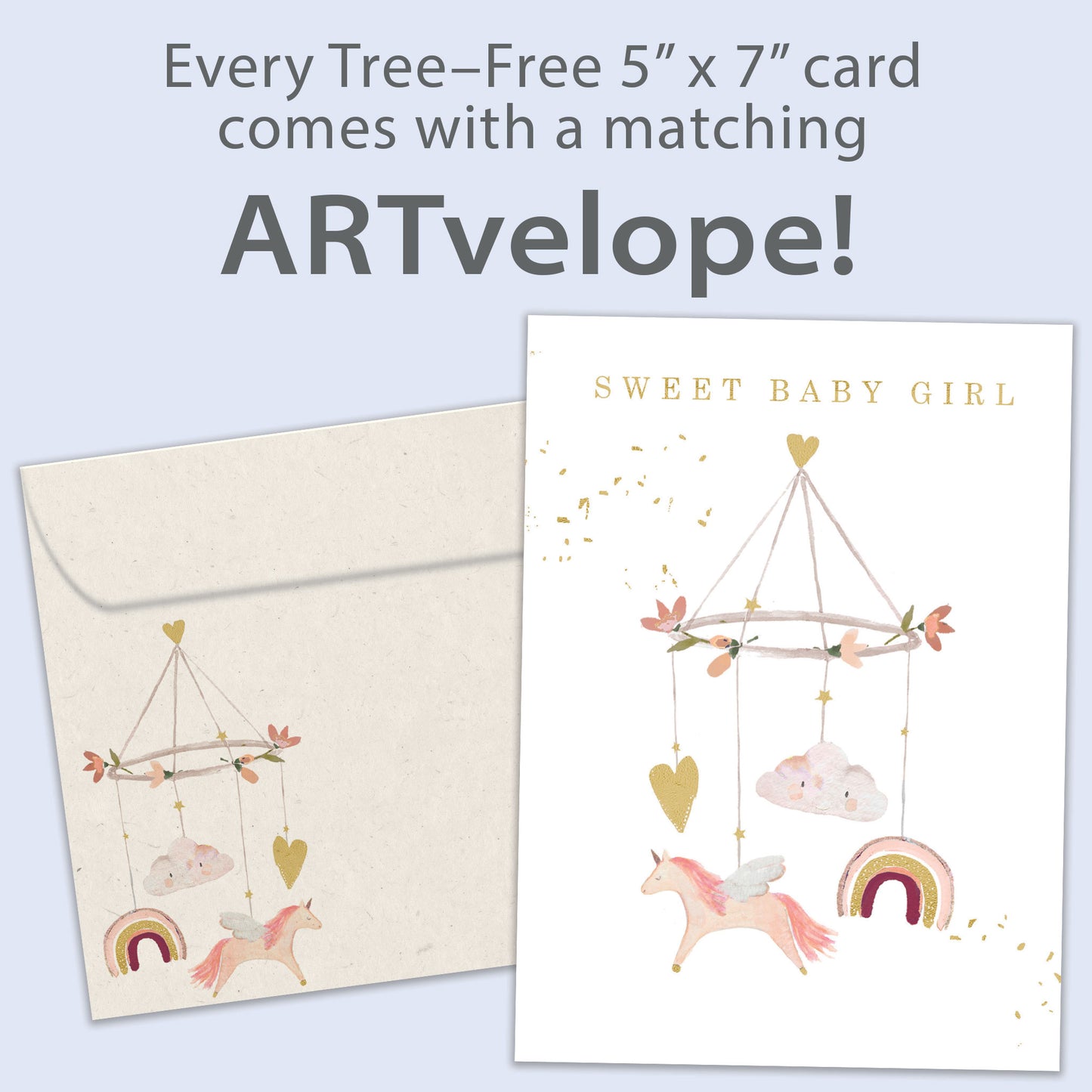 Sweet Baby Girl New Baby Card