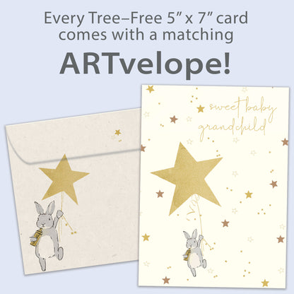 Sweet Baby Grandchild New Baby Card