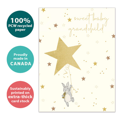 Sweet Baby Grandchild New Baby Card