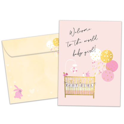 Welcome to the World New Baby Card