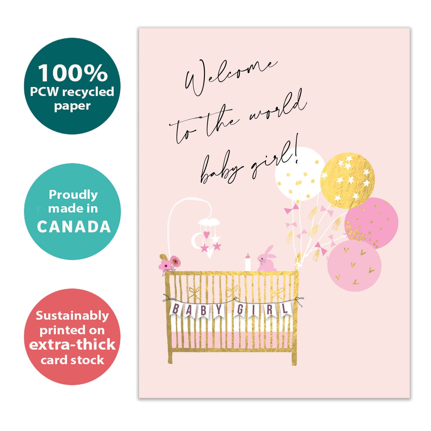 Welcome to the World New Baby Card