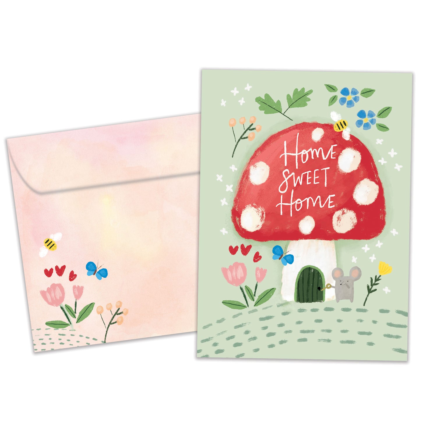 Mushroom House New Home Card