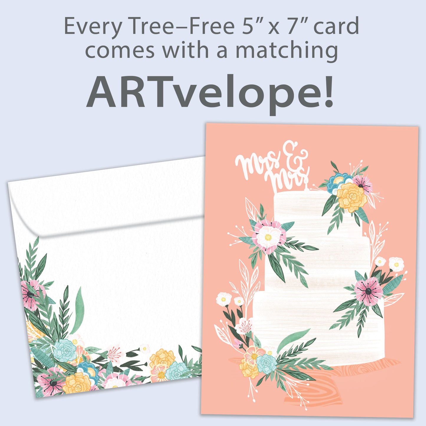 Mrs. and Mrs. Wedding Card