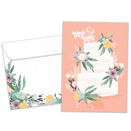 Mrs. and Mrs. Wedding Card