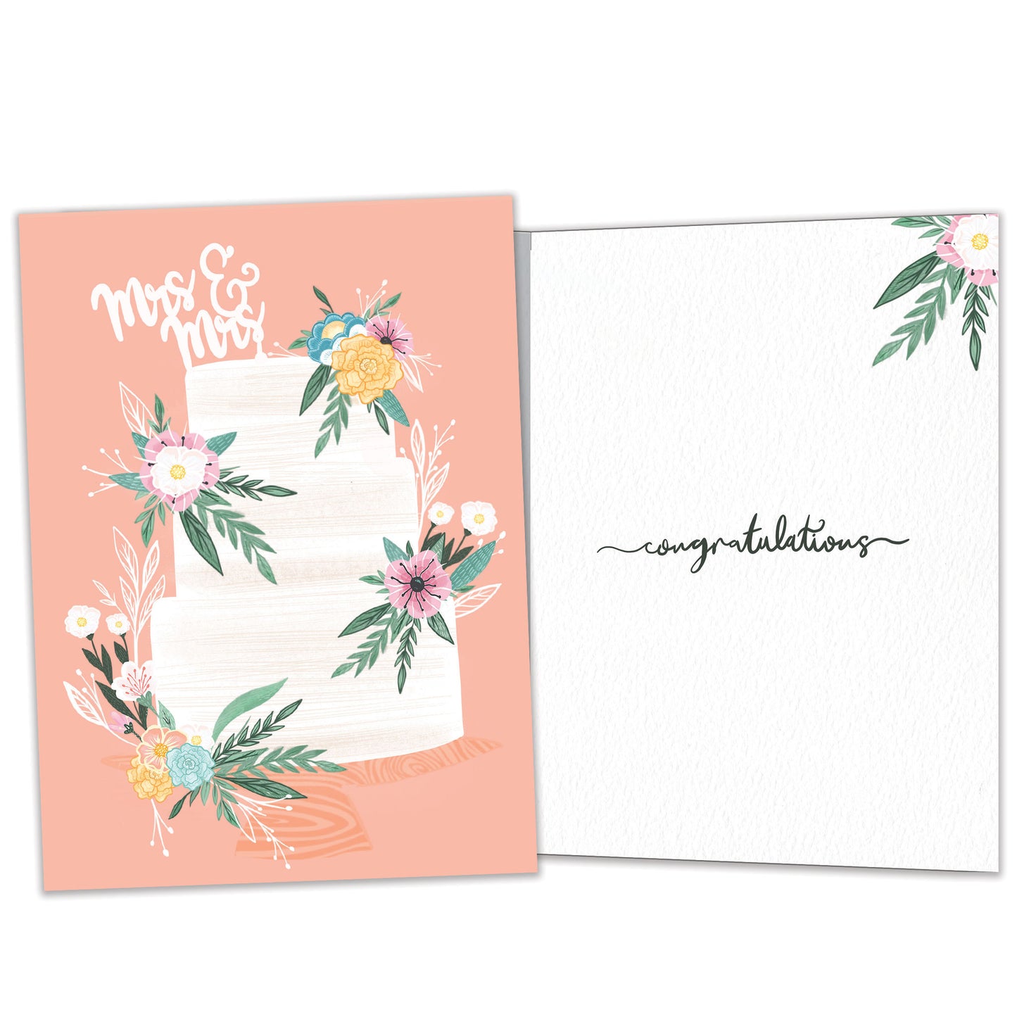 Mrs. and Mrs. Wedding Card