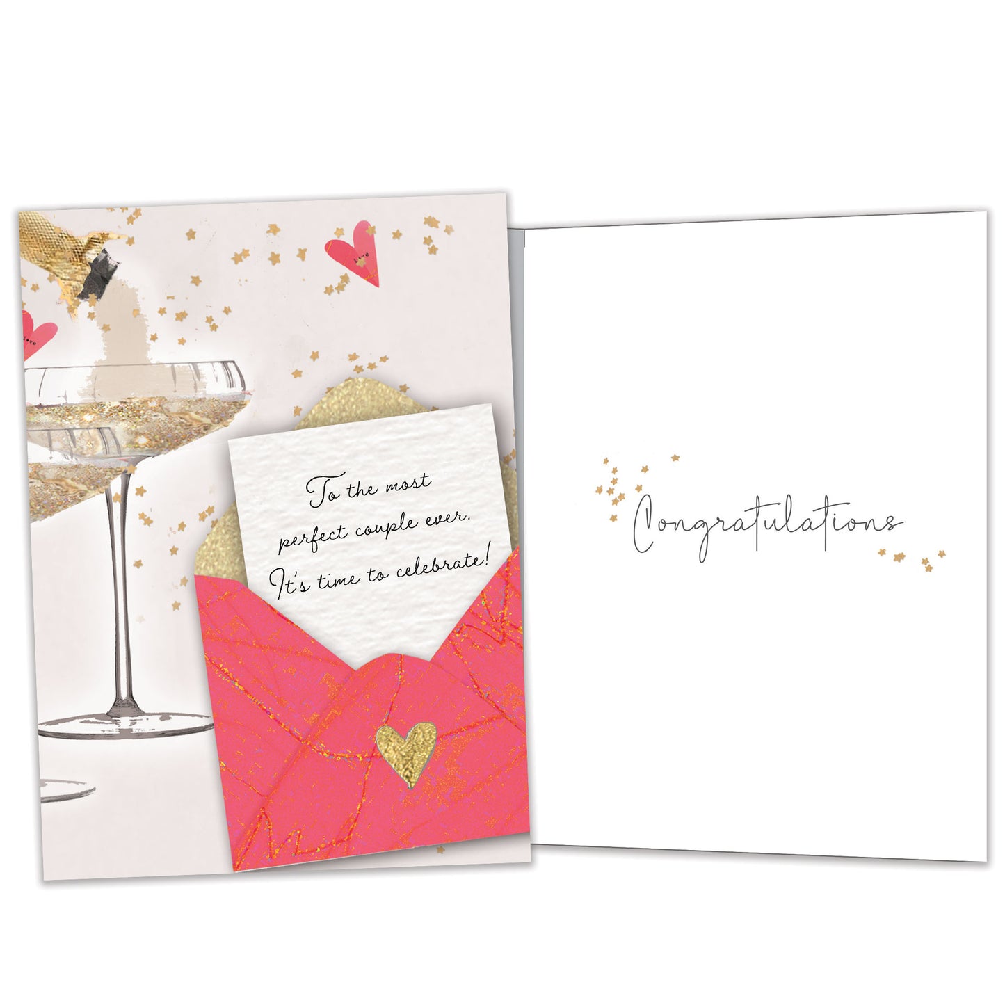 Time to Celebrate Wedding Card