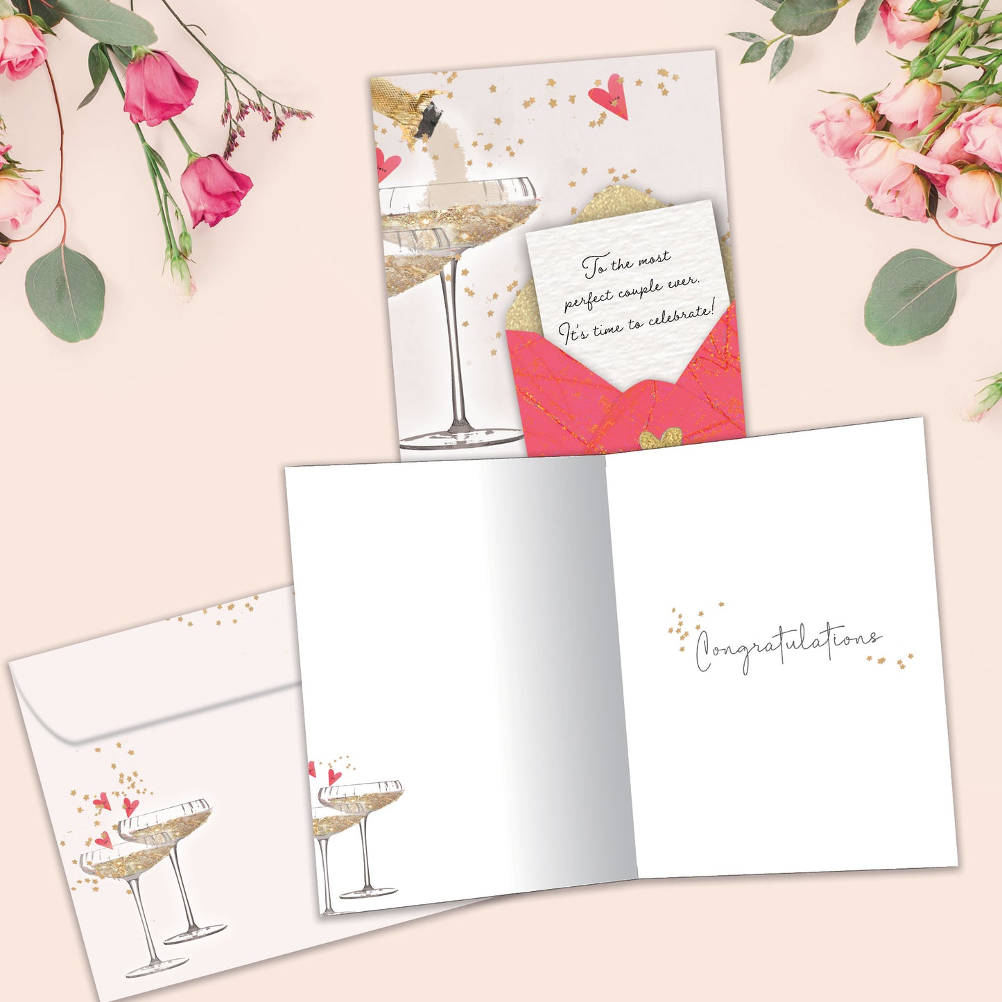 Time to Celebrate Wedding Card