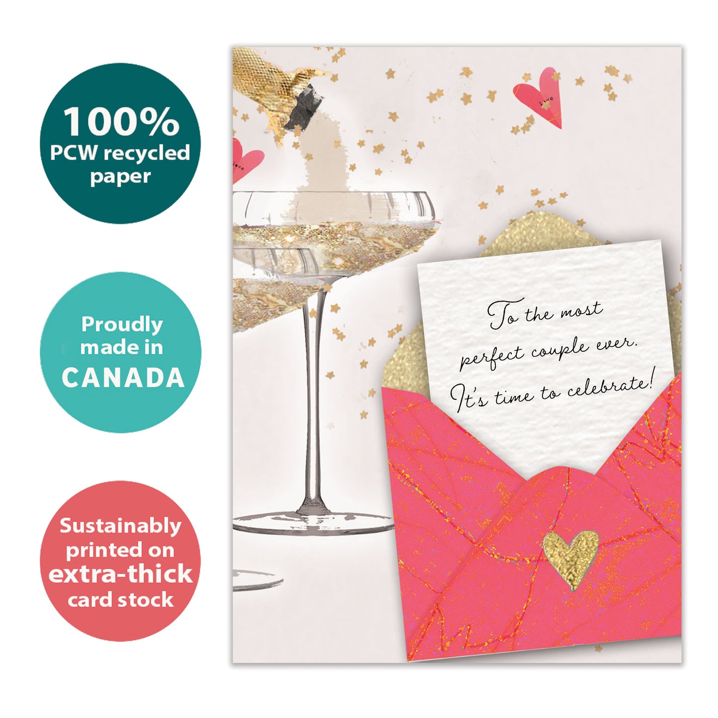 Time to Celebrate Wedding Card