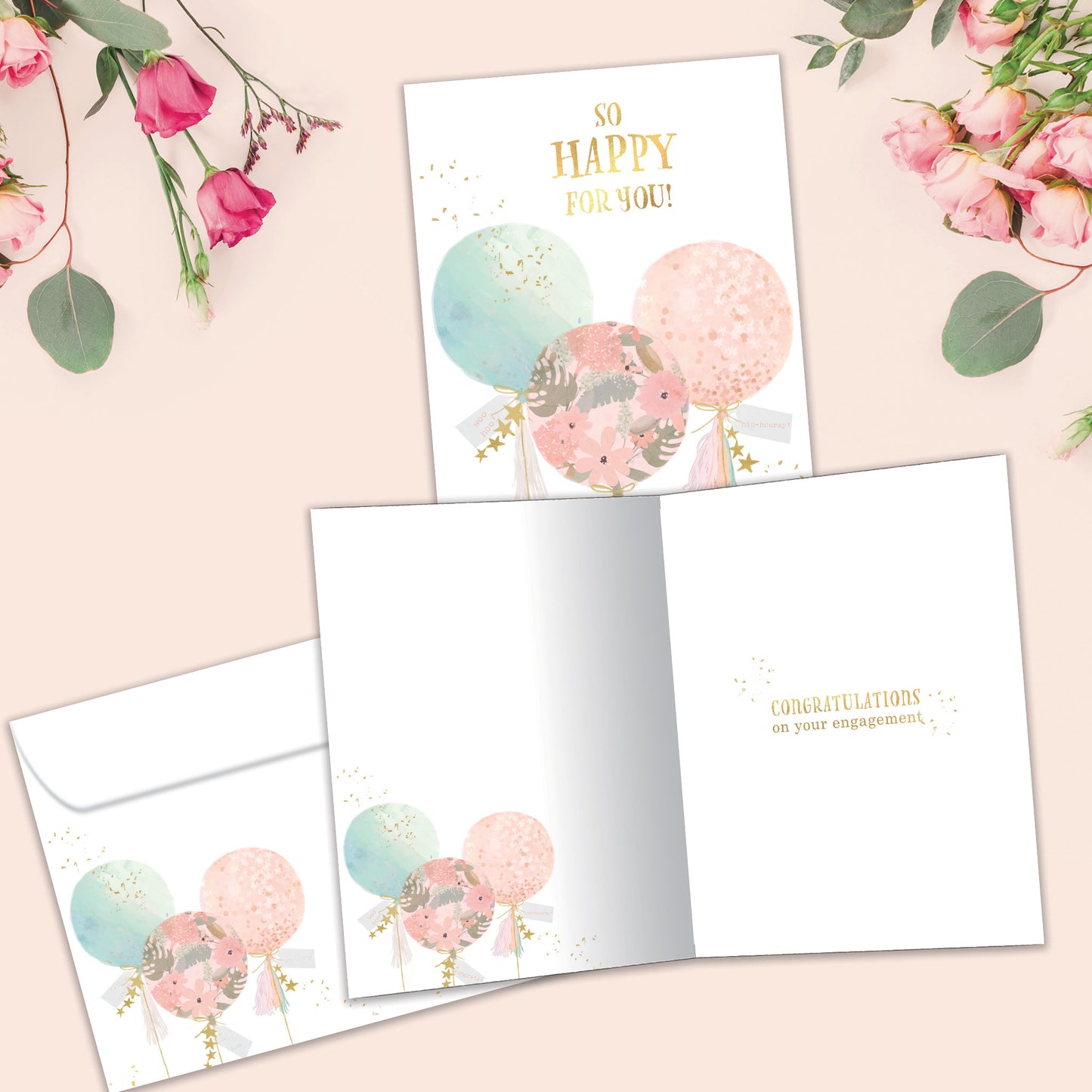 Happy for You Engagement Card