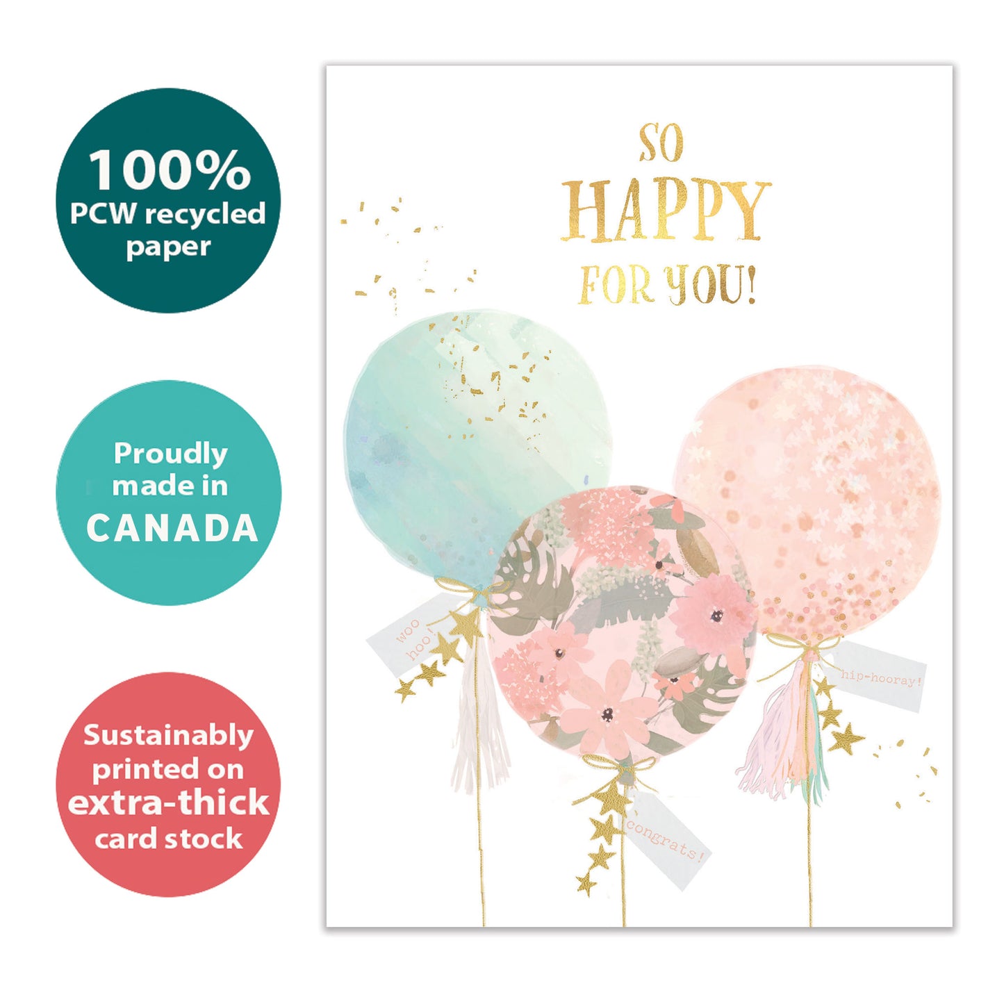 Happy for You Engagement Card
