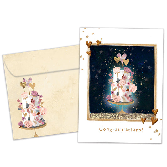 Love and Happiness Wedding Card