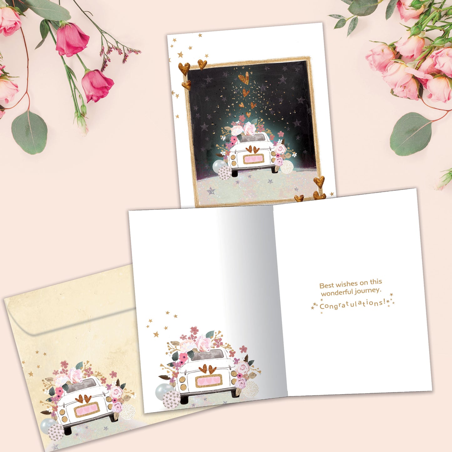 Wonderful Journey Wedding Card