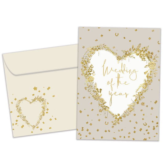 Just the Beginning Wedding Card