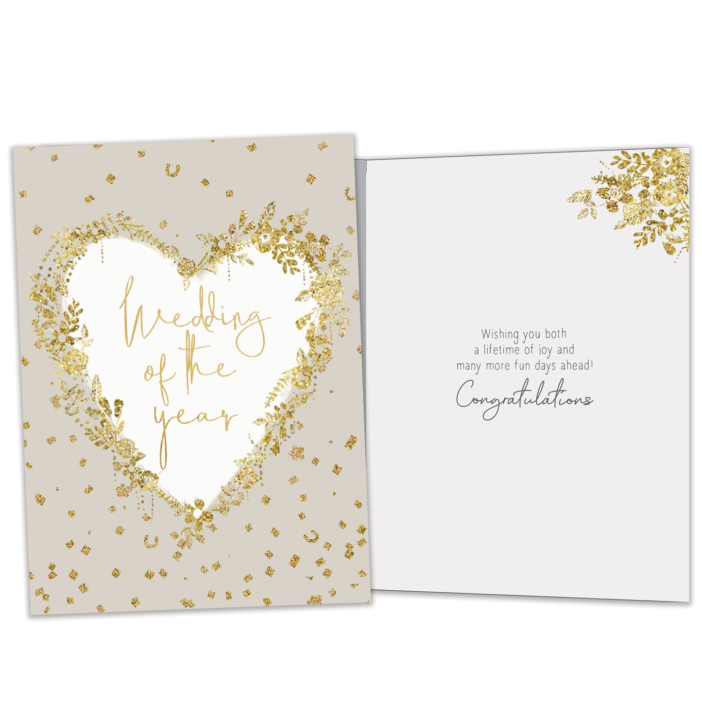 Just the Beginning Wedding Card