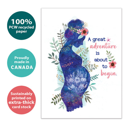 A Great Adventure New Baby Card