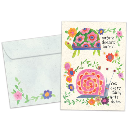 Everything Gets Done Just Because Card