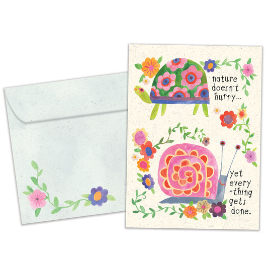 Everything Gets Done Just Because Card