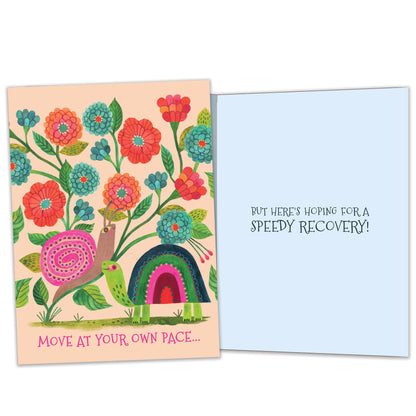 Your Own Pace Get Well Card