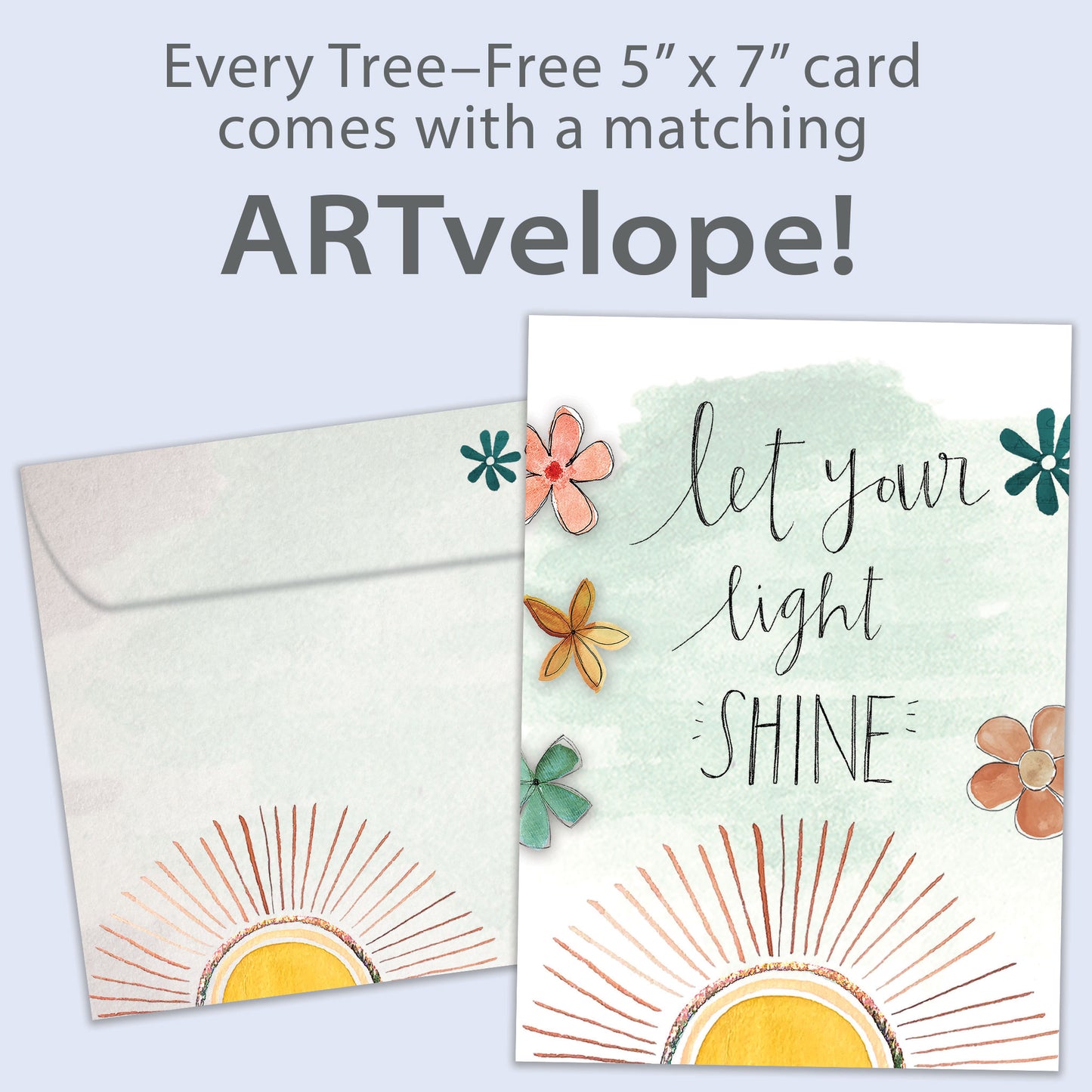 Let Your Light Shine Just Because Card