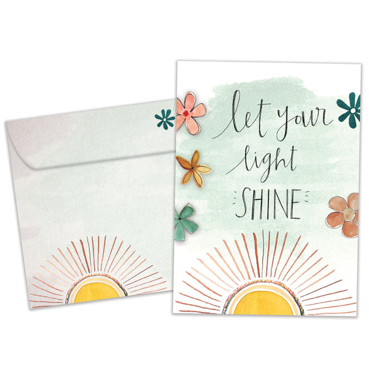 Let Your Light Shine Just Because Card
