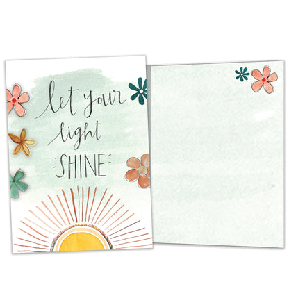 Let Your Light Shine Just Because Card