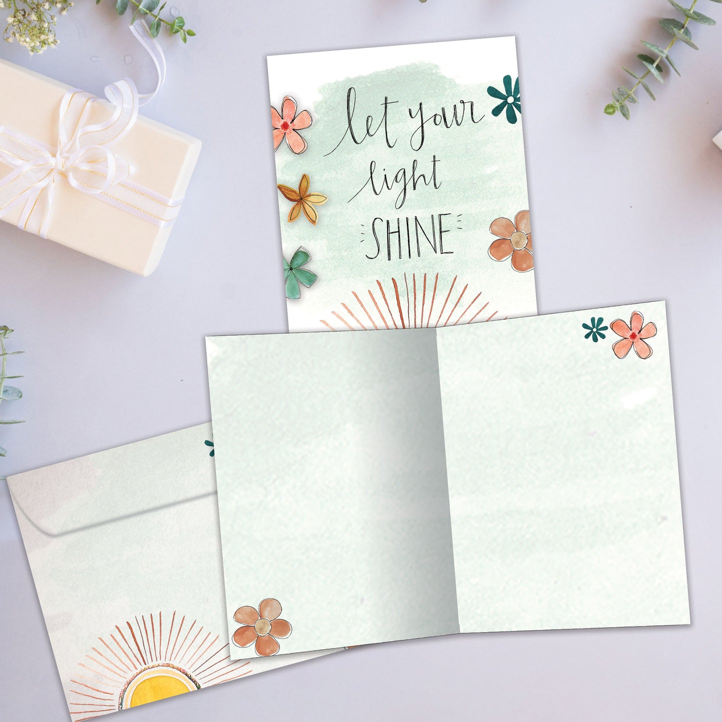 Let Your Light Shine Just Because Card