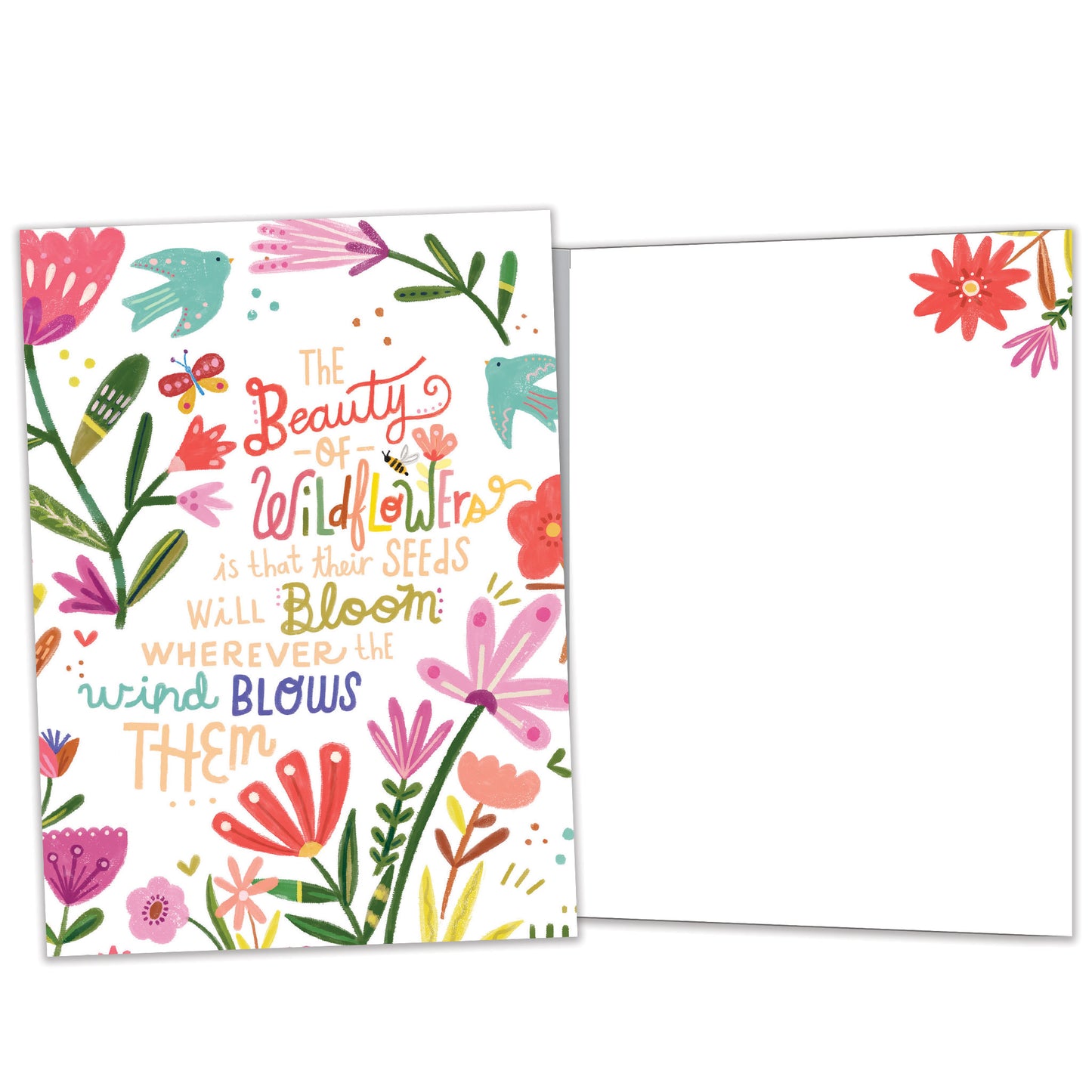 The Beauty of Wildflowers Just Because Card