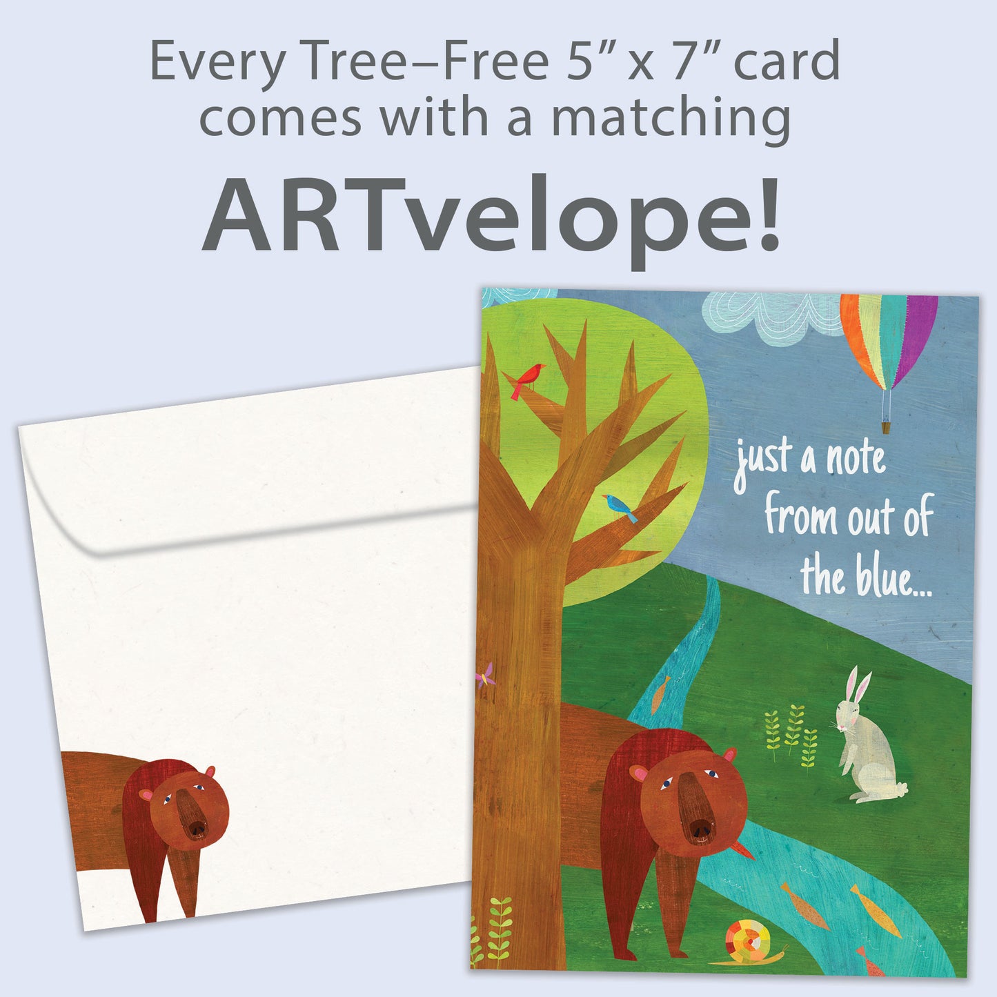 Blue Forest Just Because Card