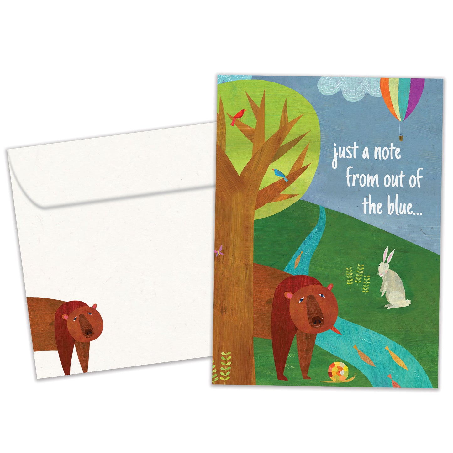 Blue Forest Just Because Card