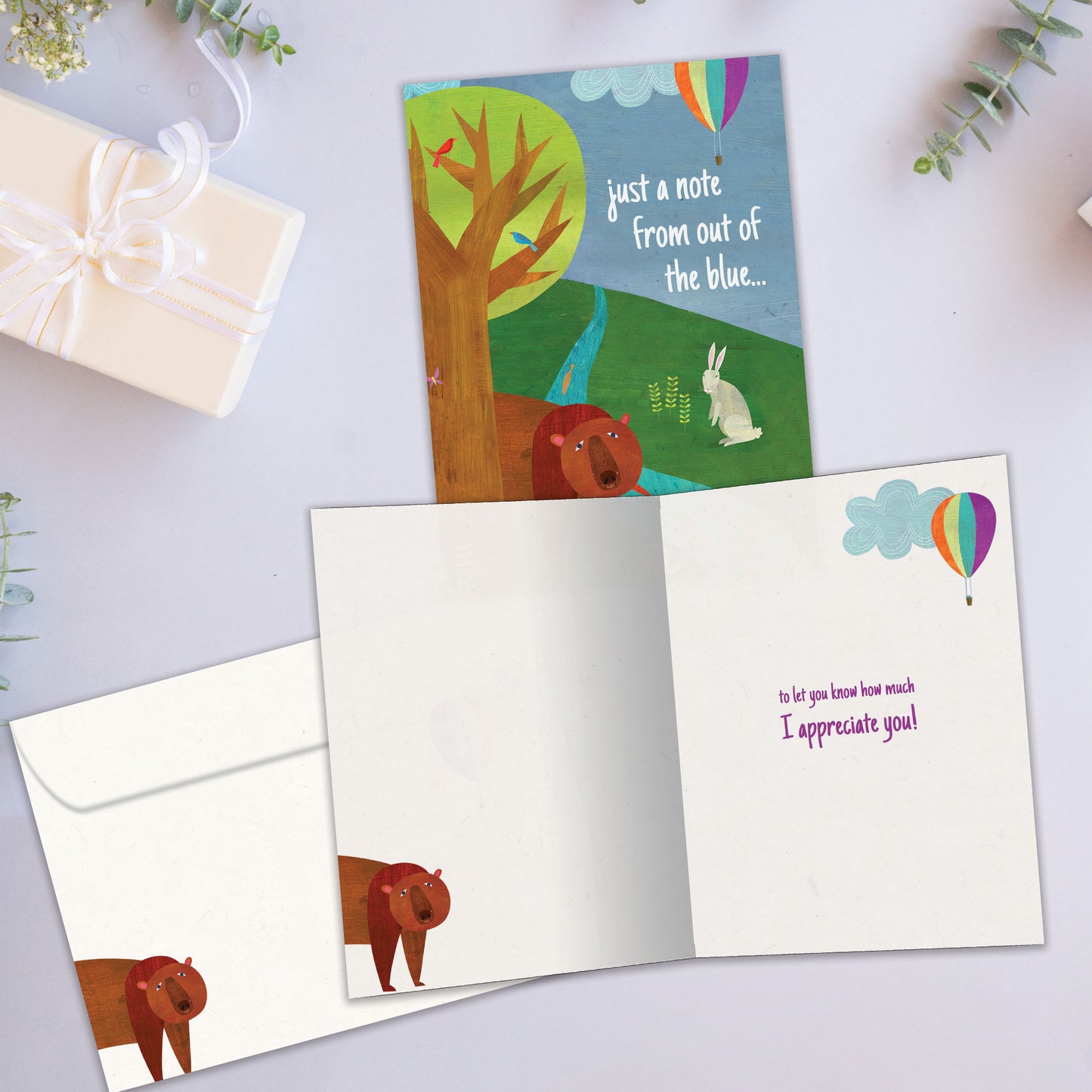 Blue Forest Just Because Card