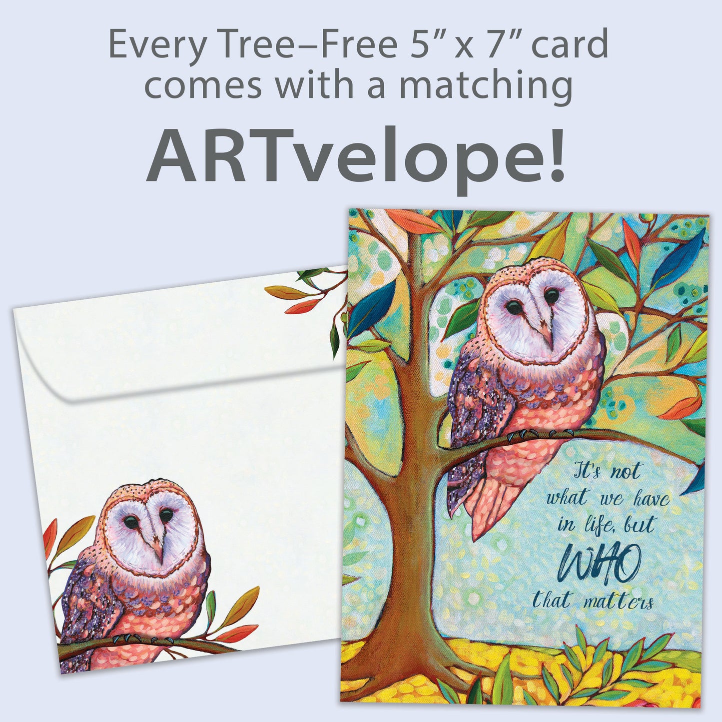 Owl Matters Just Because Card