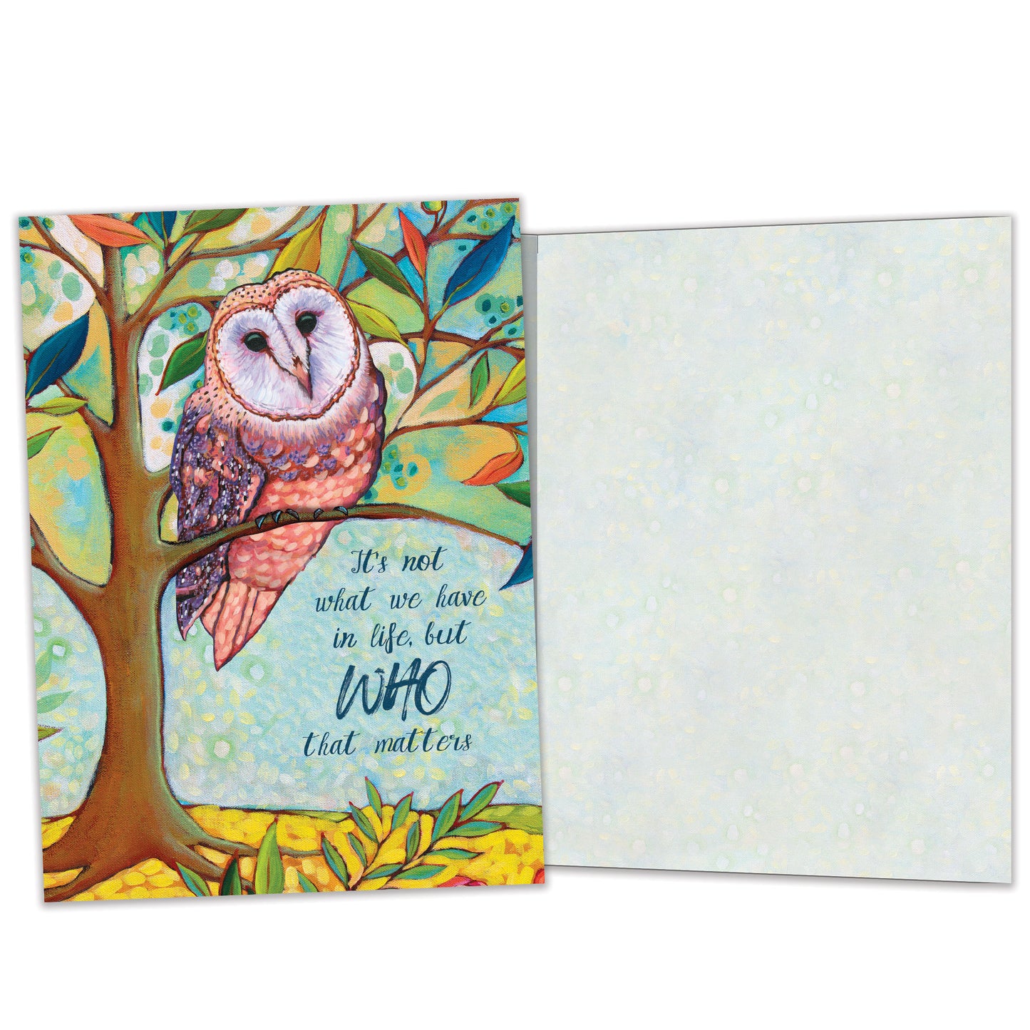 Owl Matters Just Because Card