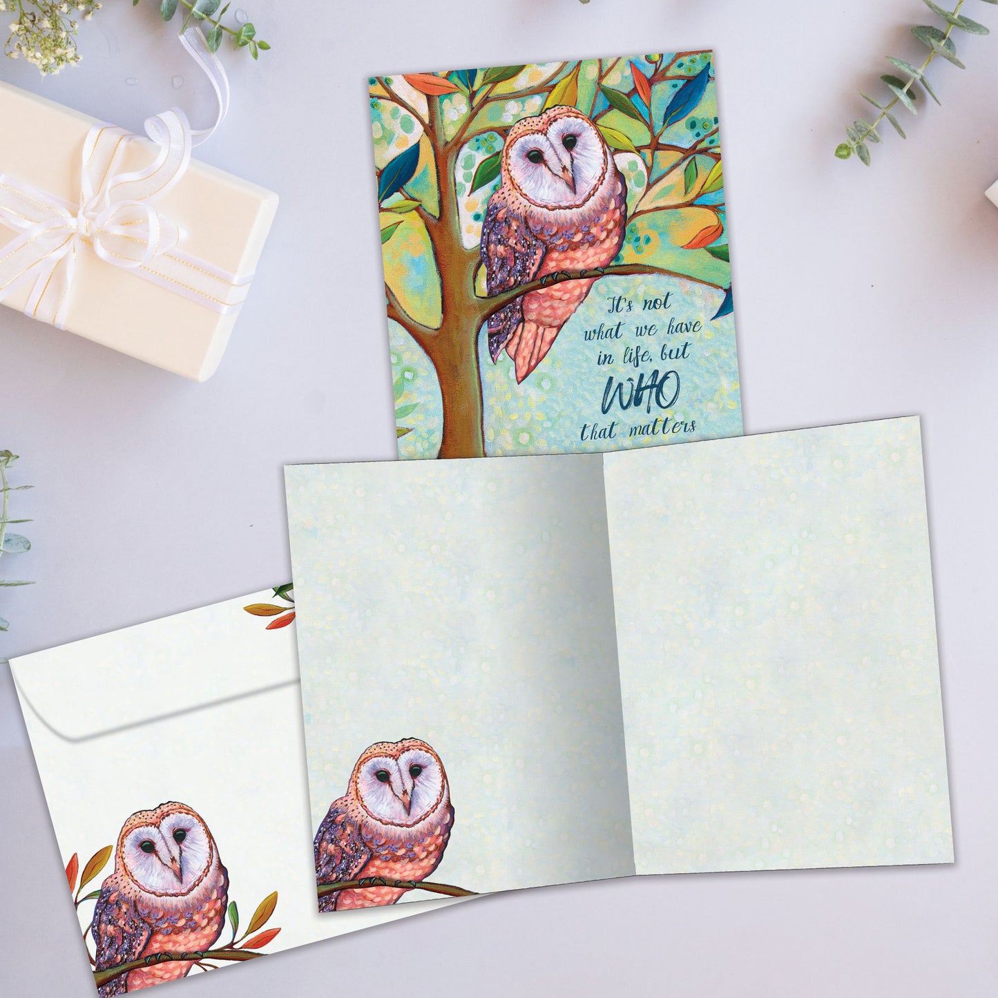 Owl Matters Just Because Card